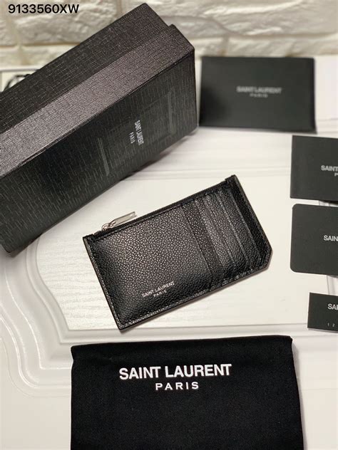 ysl replica card holder